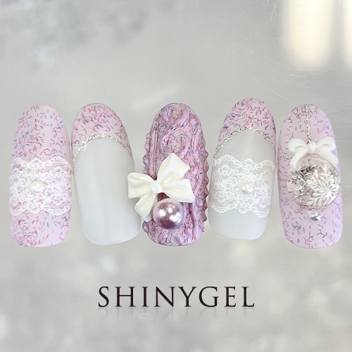 ピンクニット×クリスマス