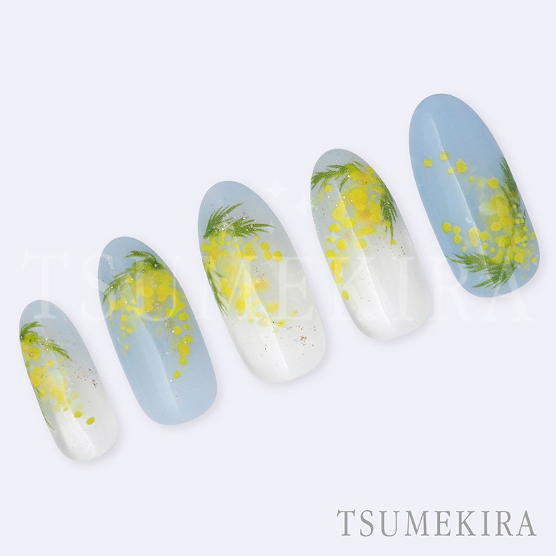 TSUMEKIRA（ツメキラ）：ネイルシール 平山愛 プロデュース ミモザガーデン／NN-HIR-002