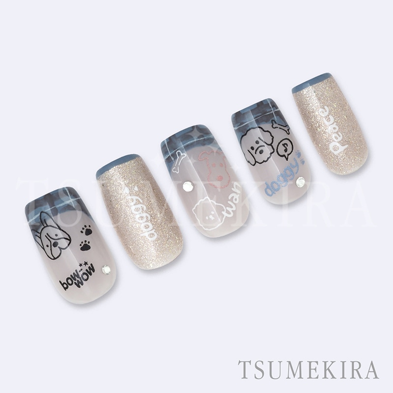 TSUMEKIRA(ツメキラ):ネイルシール Fumiプロデュース +1(ゼロ)ドッグ2/NN-FUM-012