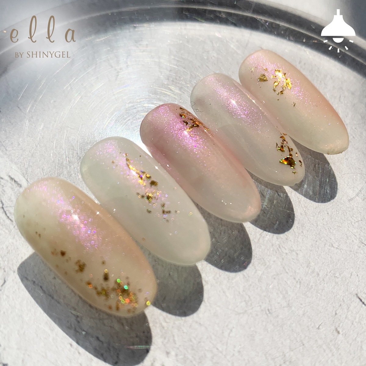 シャイニージェル 43色 ella パワーボンダー マットトップ パーツ シール シャイニージェル 43色 ella パワーボンダー マットトップ