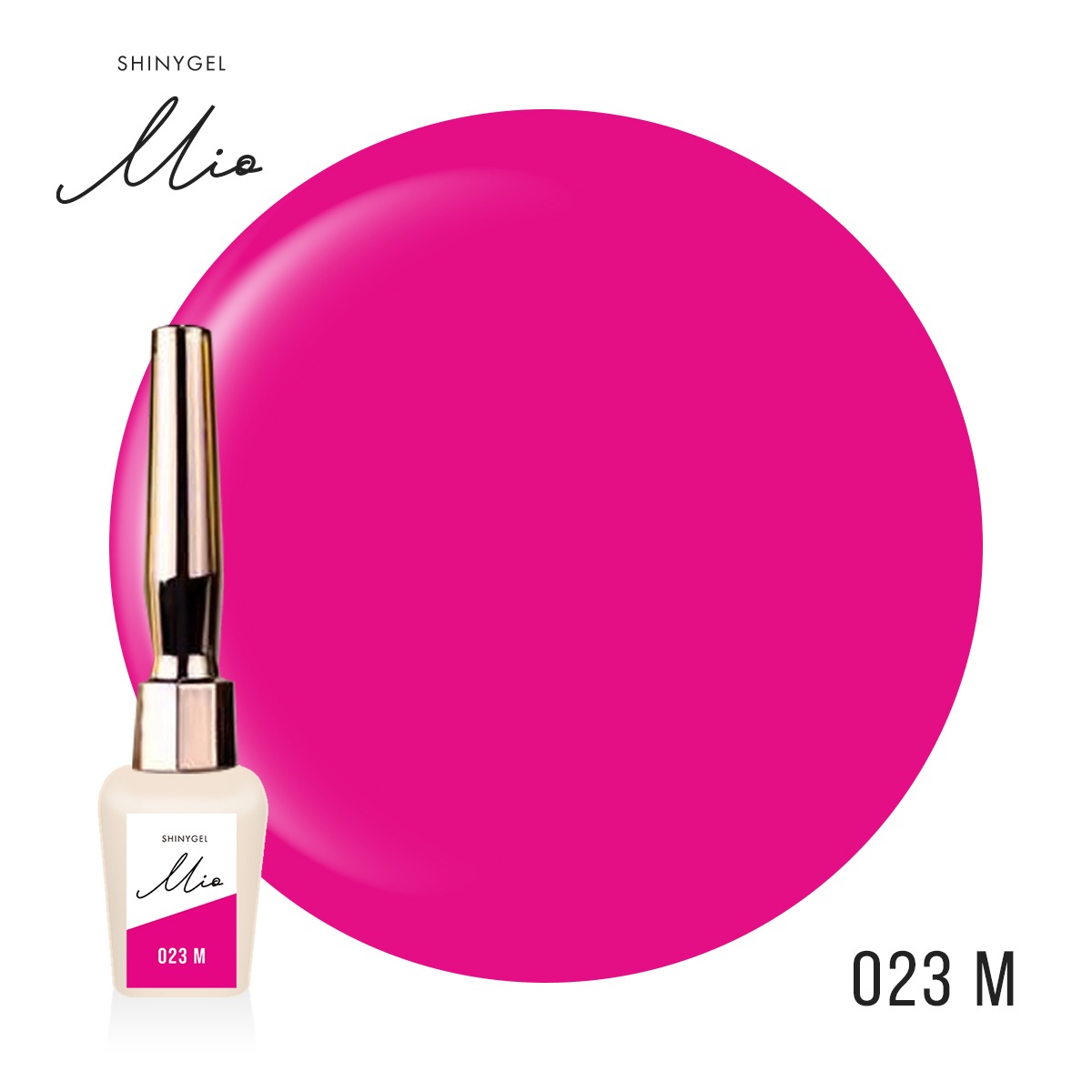 SHINYGEL Mio：ポリッシュ型カラージェル（シャイニージェルミオ）／純国産 日本製  [UV／LED対応○] $