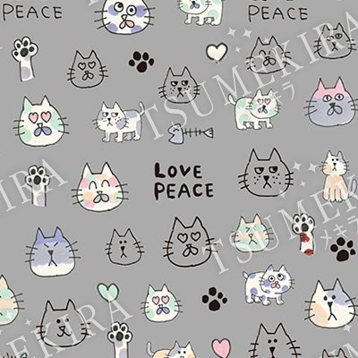 TSUMEKIRA（ツメキラ）：ネイルシール Fumiプロデュース +1(ゼロ)キャット2／NN-FUM-013