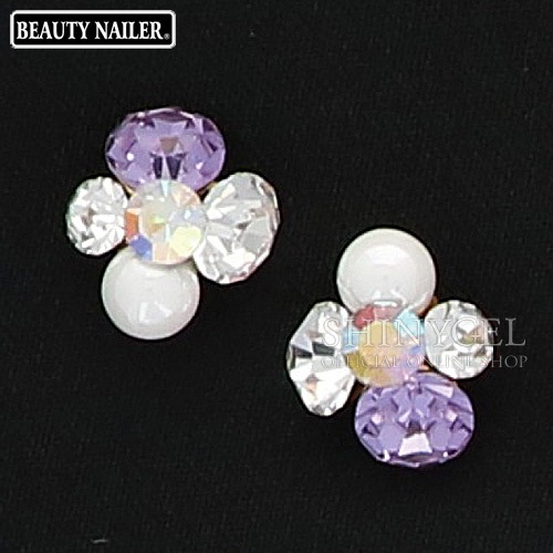 BEAUTY NAILER（ビューティーネイラー）：煌めきストーン RoundS ネイルジュエリー ネイルパーツ／全6色