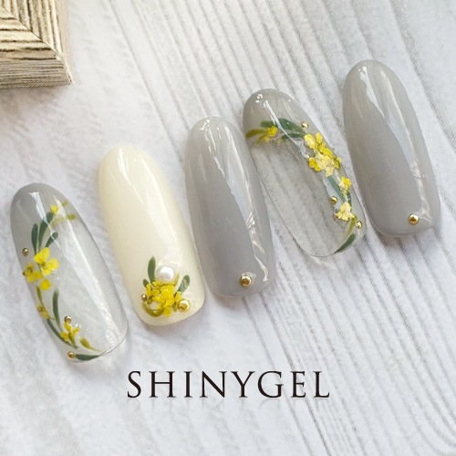 ♡涼しげドライフラワー♡ ネイルチップ　ハンドメイド 楽天市場】Chii ドライフラワー 押し花【SMint×Chii FlowerFlake2