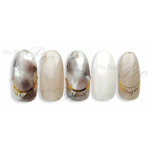 Sha Nail Plus 写ネイルプラス ネイルシール Smile Font Gold スマイルフォント ゴールド Rumi Psf01シール ネイルアート用品 Shinygel Pro Shop