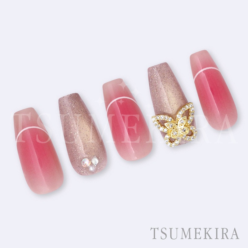 TSUMEKIRA（ツメキラ）：ネイルシール フレンチライン ホワイト／NN-FRL-001