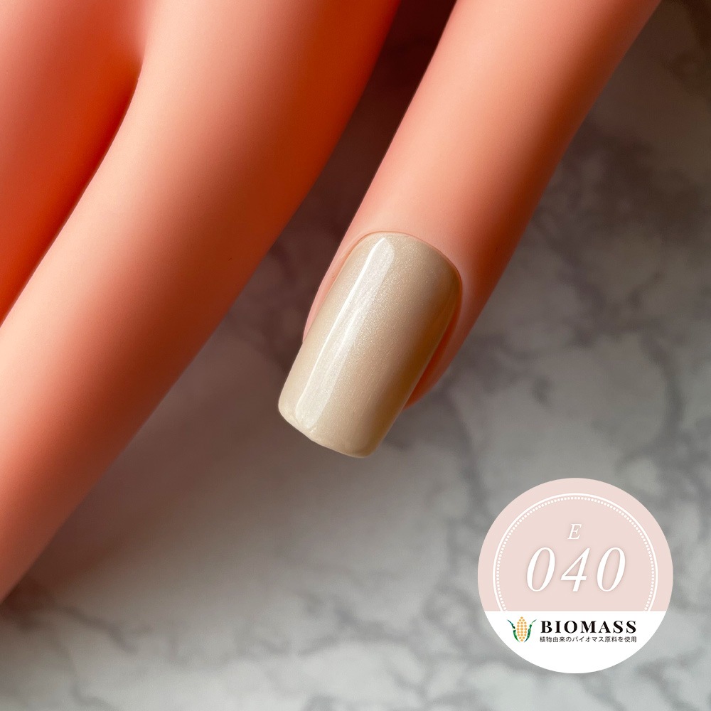 ella BY SHINYGEL：バイオマスカラージェル　E040　エクリュ （エラバイシャイニージェル） [UV／LED対応○] $