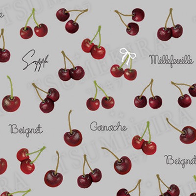 TSUMEKIRA（ツメキラ）：ネイルシール 福岡あみプロデュース ダークチェリー／NN-FKO-003