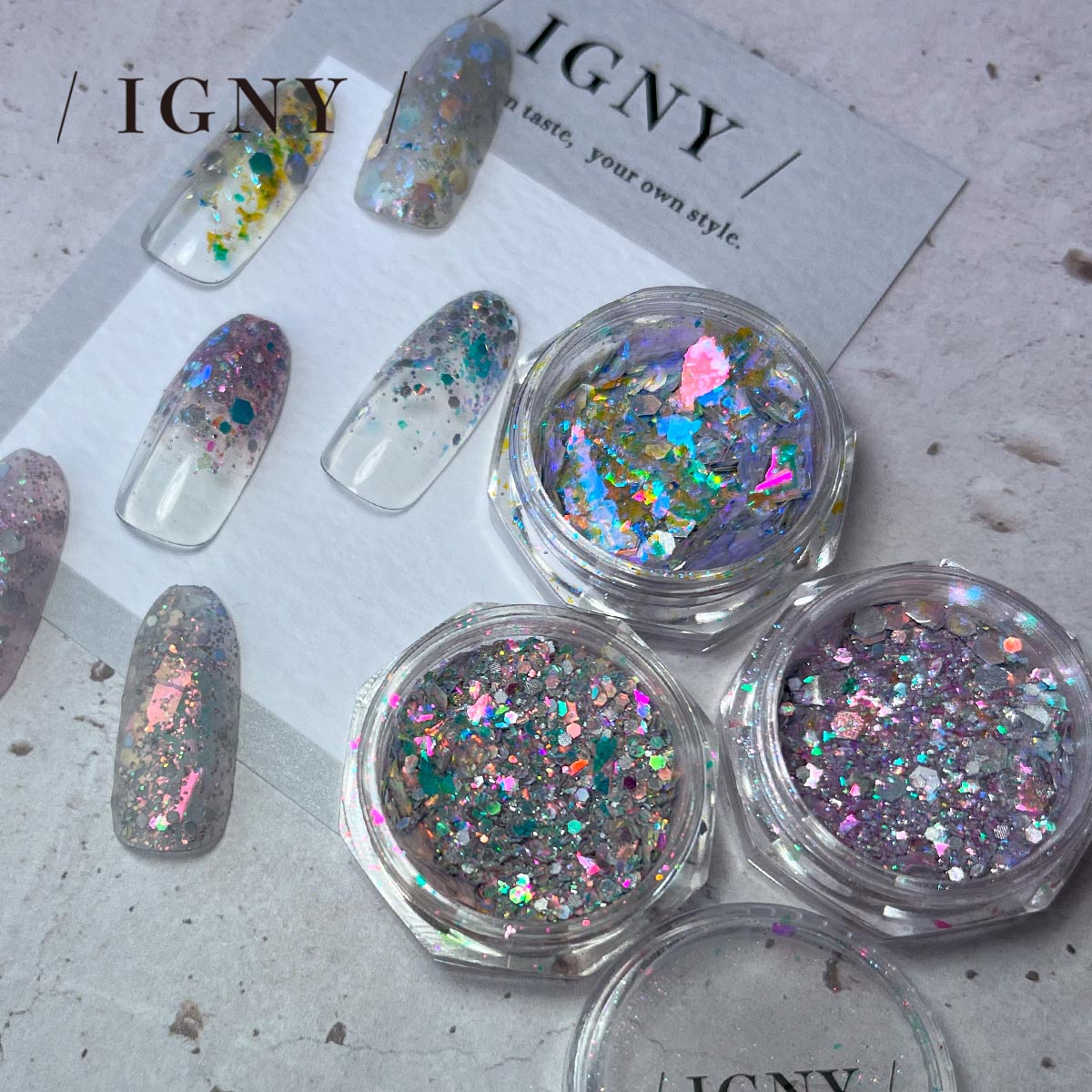 IGNY：ラメホロMIX～人魚の煌めき～（イグニー） | ネイルアート用品