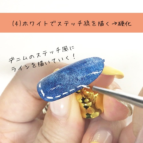 意外と簡単♪デニムネイル！ | すべての商品 | SHINYGEL PRO SHOP