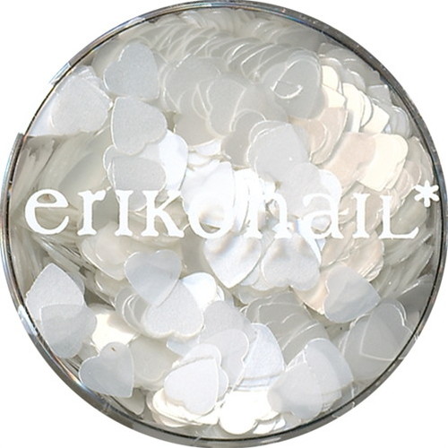 erikonail（エリコネイル）：ジュエリーコレクション／ホワイトハート（ERI-121） $