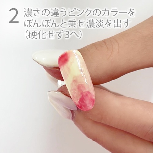 色付けネイル 桃色 まるで本物！？ジューシー桃ネイル♪ | ネイルアートデザイン