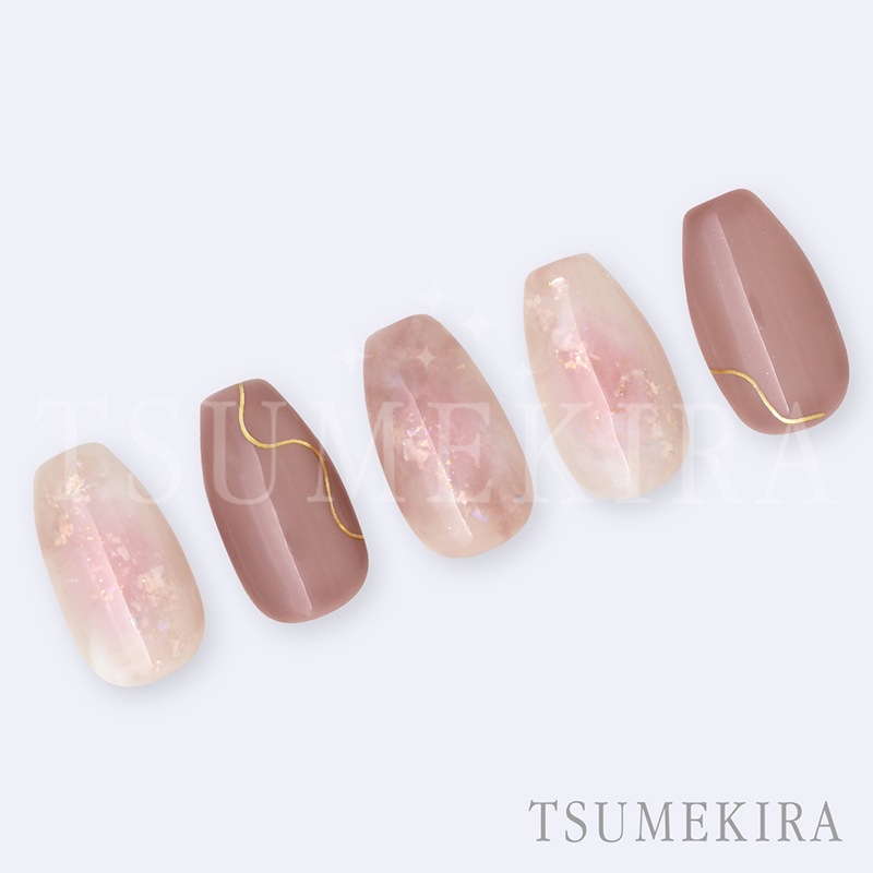 TSUMEKIRA（ツメキラ）：ネイルシール いっちょこ プロデュース チークネイル コットンキャンディ／NN-ICH-008