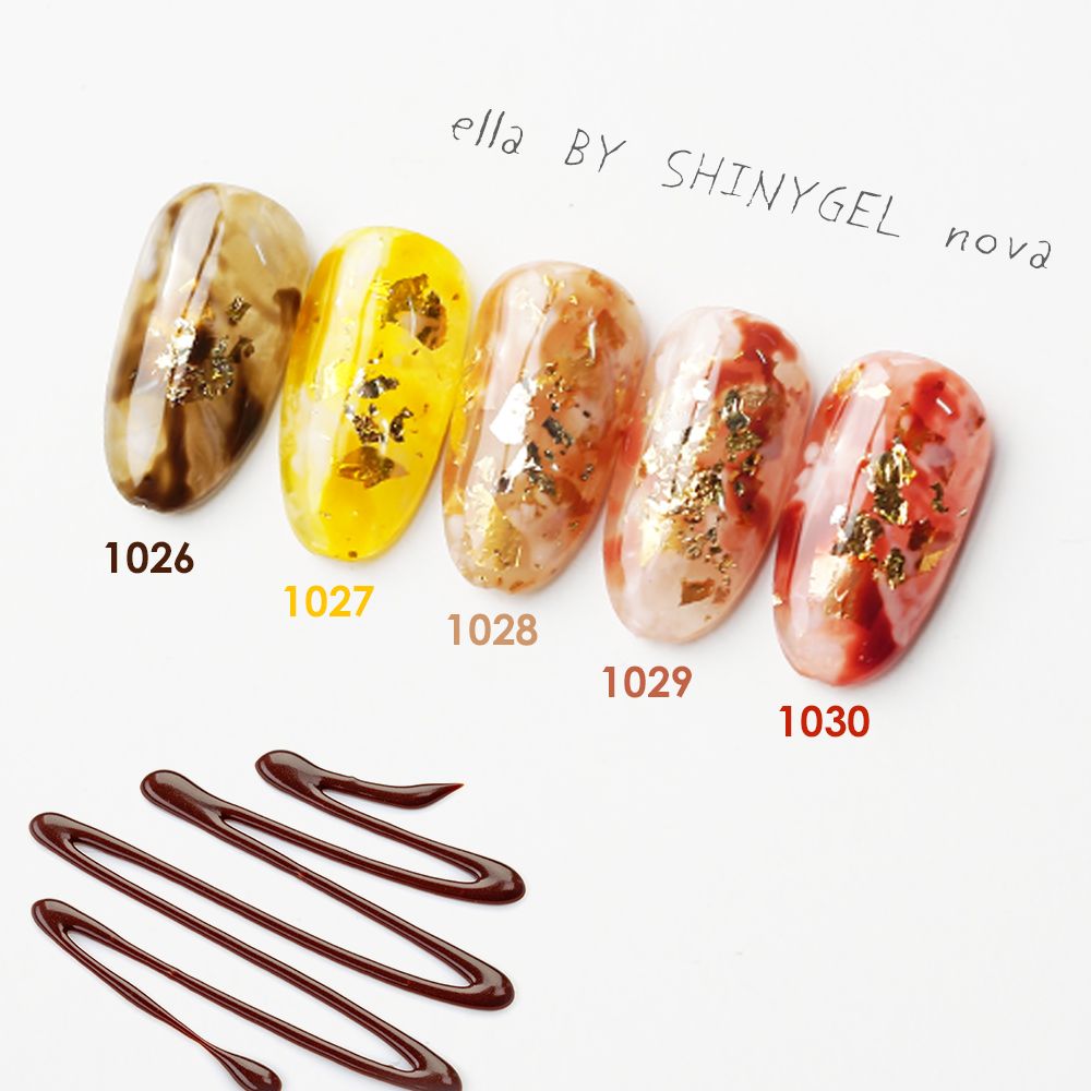 ella BY SHINYGEL nova：バイオマスカラージェル　1030　ベリーシロップ（エラバイシャイニージェルノヴァ）［UVLED対応○］ $