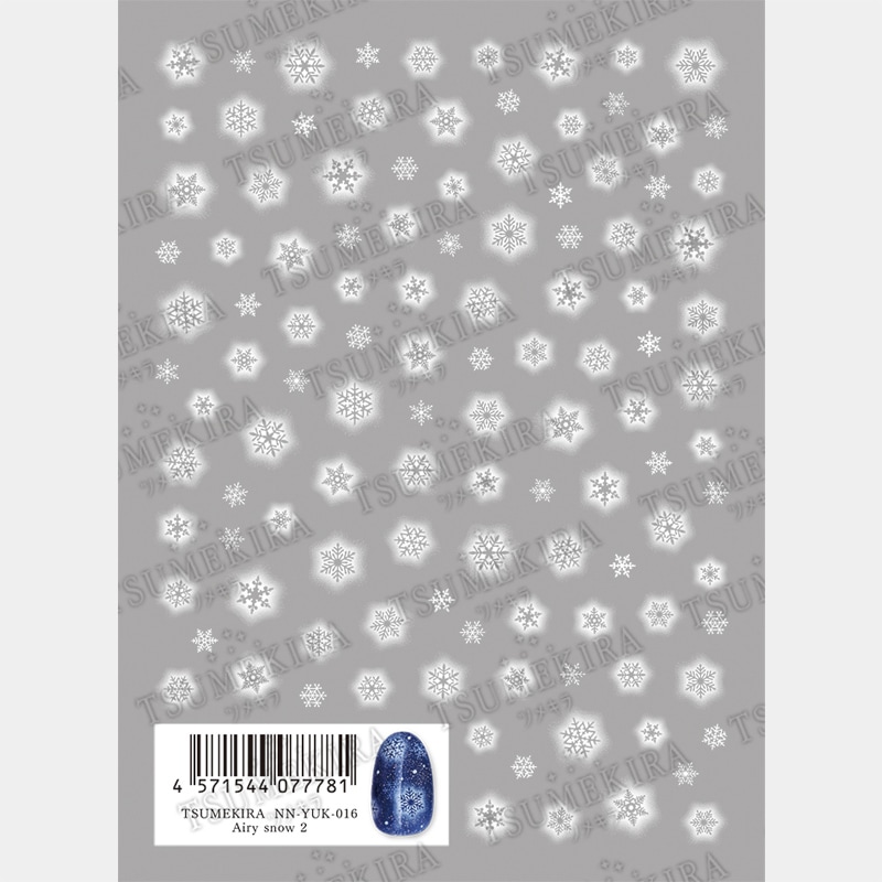 TSUMEKIRA(ツメキラ):ネイルシール エアリースノー2/NN-YUK-016