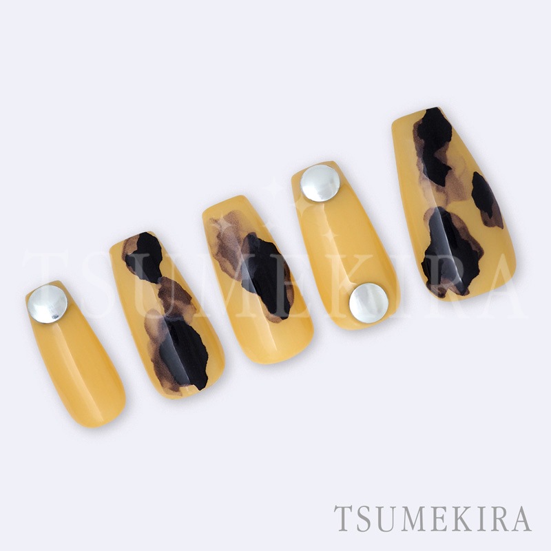 TSUMEKIRA（ツメキラ）：ネイルシール MEGU NAIL プロデュース MEGUニュアンスインク BLACK／NN-MGN-016