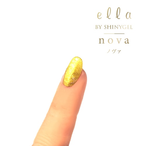 ella BY SHINYGEL nova：バイオマスカラージェル 1012 ライトゴールド