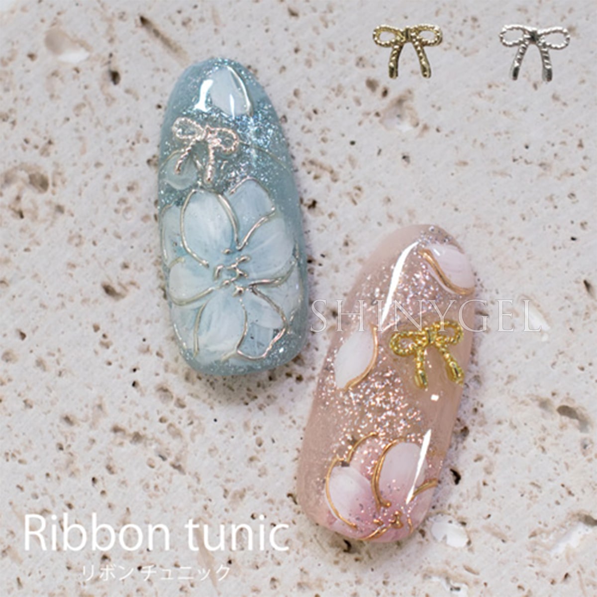 リボン チュニック／ゴールド or シルバー／各5個入