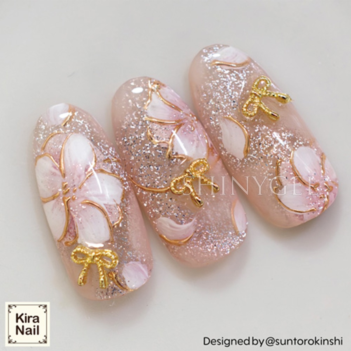 リボン チュニック／ゴールド or シルバー／各5個入