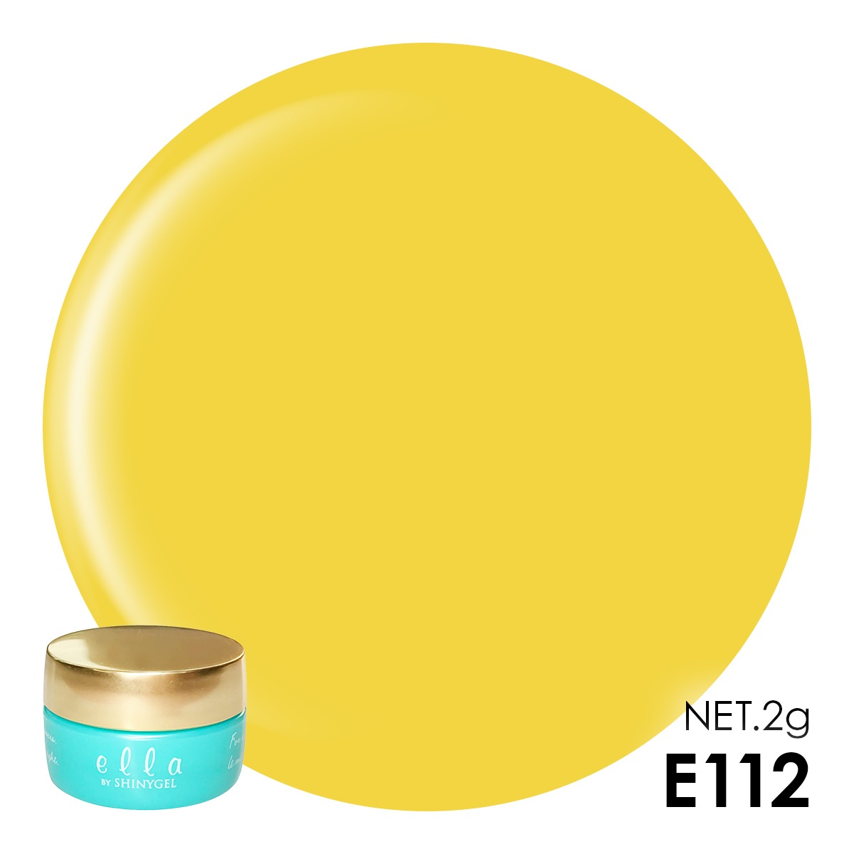 ella BY SHINYGEL Color Gel 2g ／ E112 Mellow Yellow