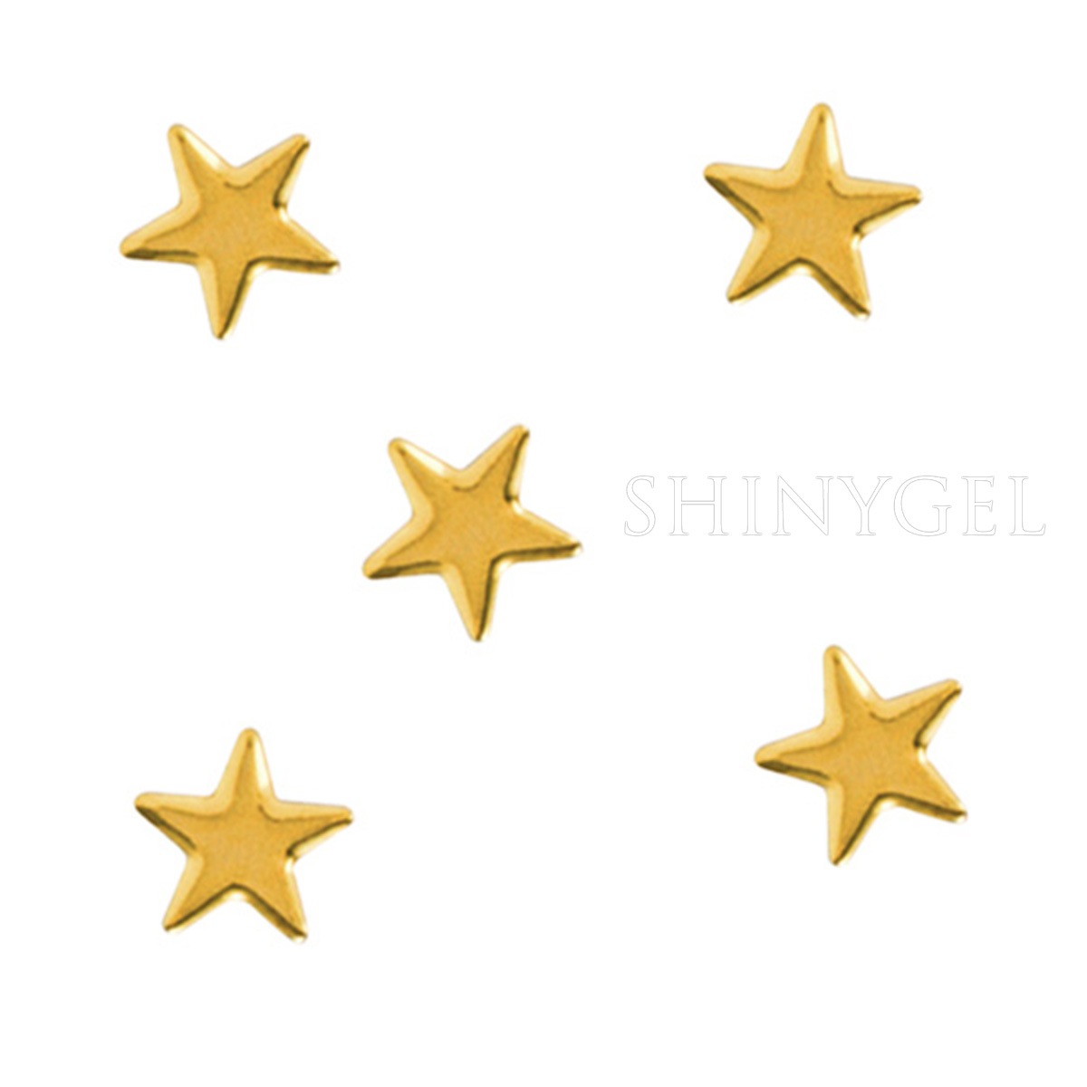 メタル スタッズ スター S 約3mm（ゴールド）／50粒