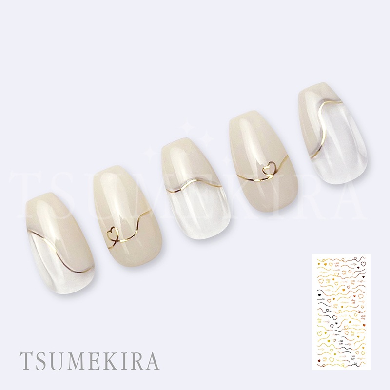 TSUMEKIRA（ツメキラ）ネイルシール いっちょこ プロデュース ウェーブ