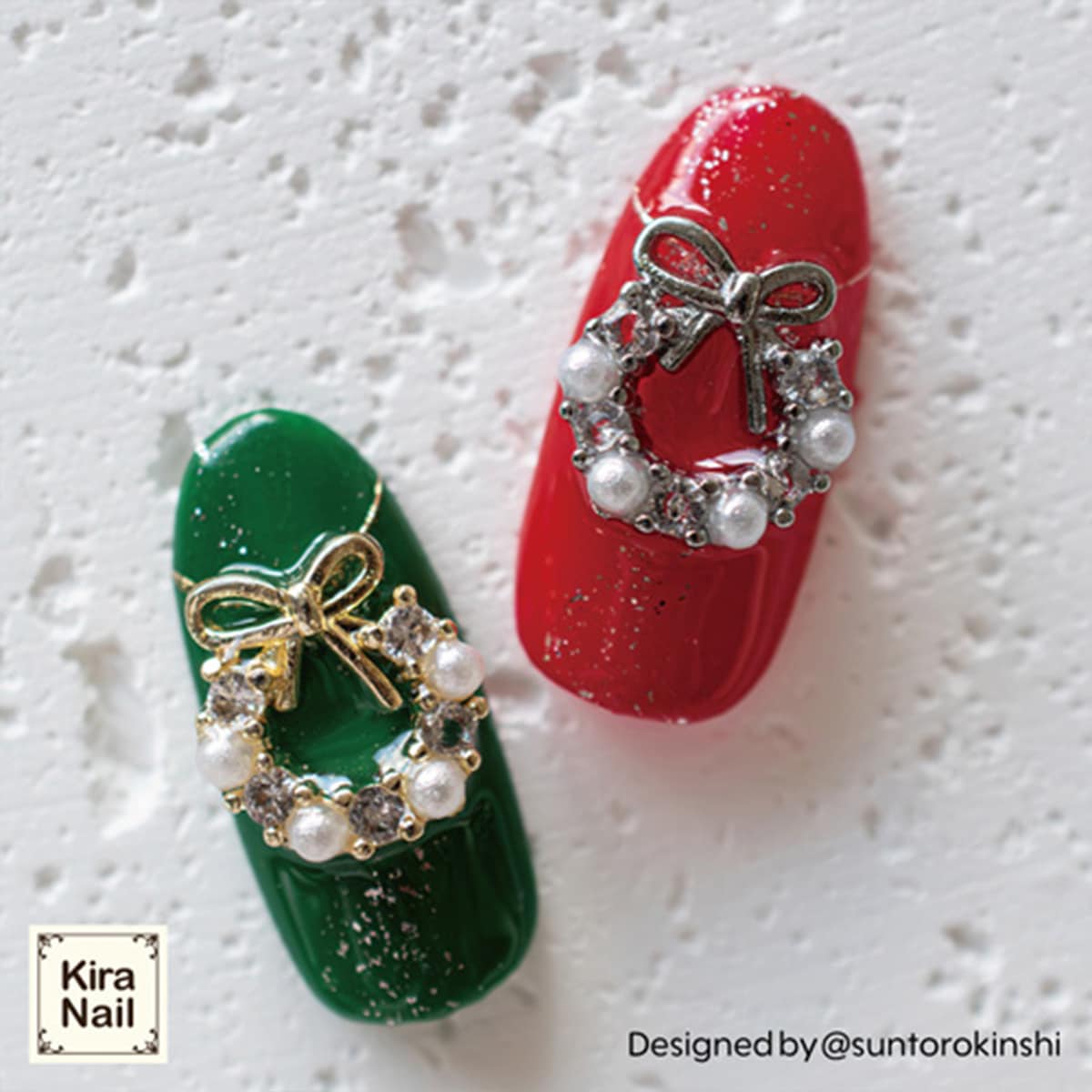 リボン リース（各2P）お好きなカラーをお選びください