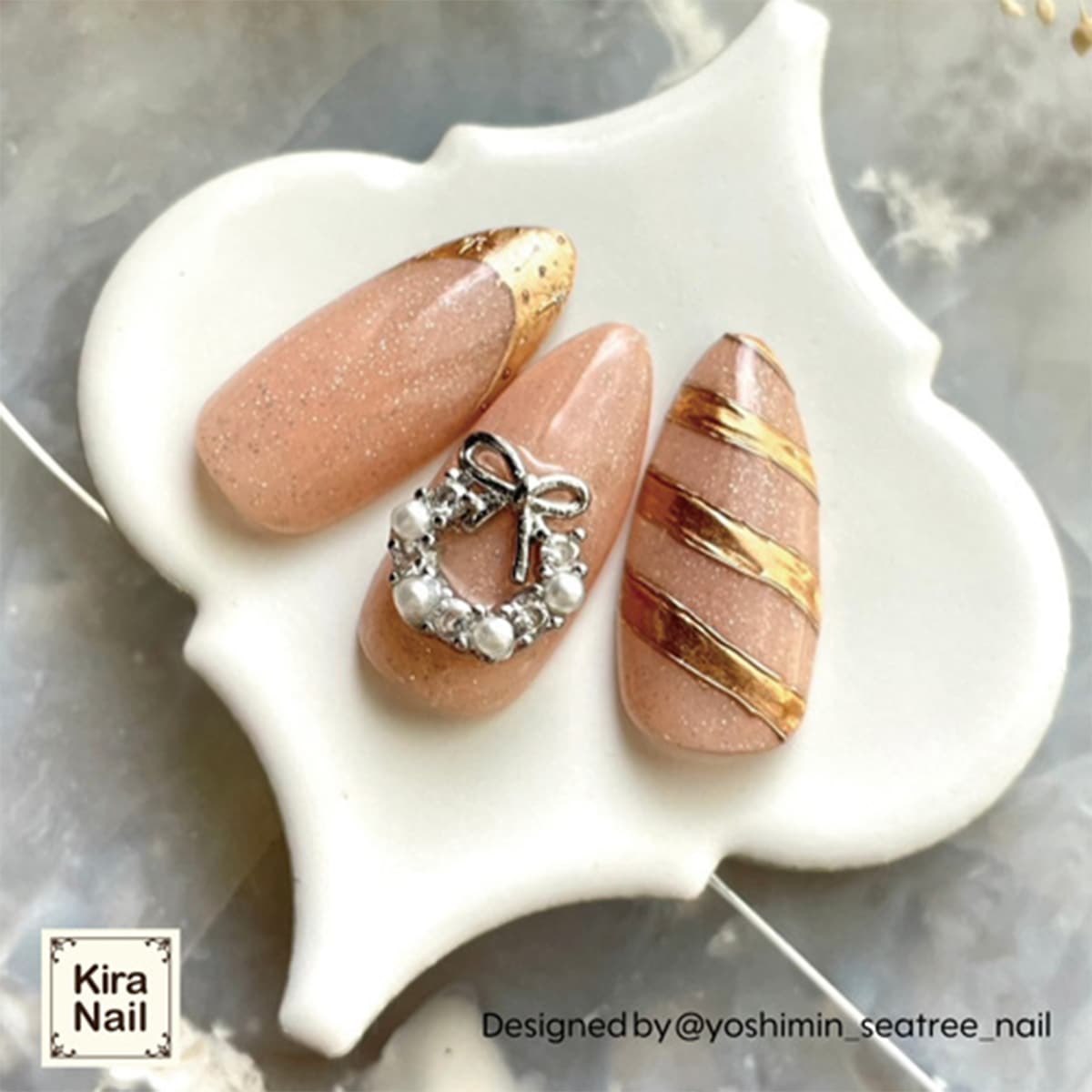 リボン リース（各2P）お好きなカラーをお選びください