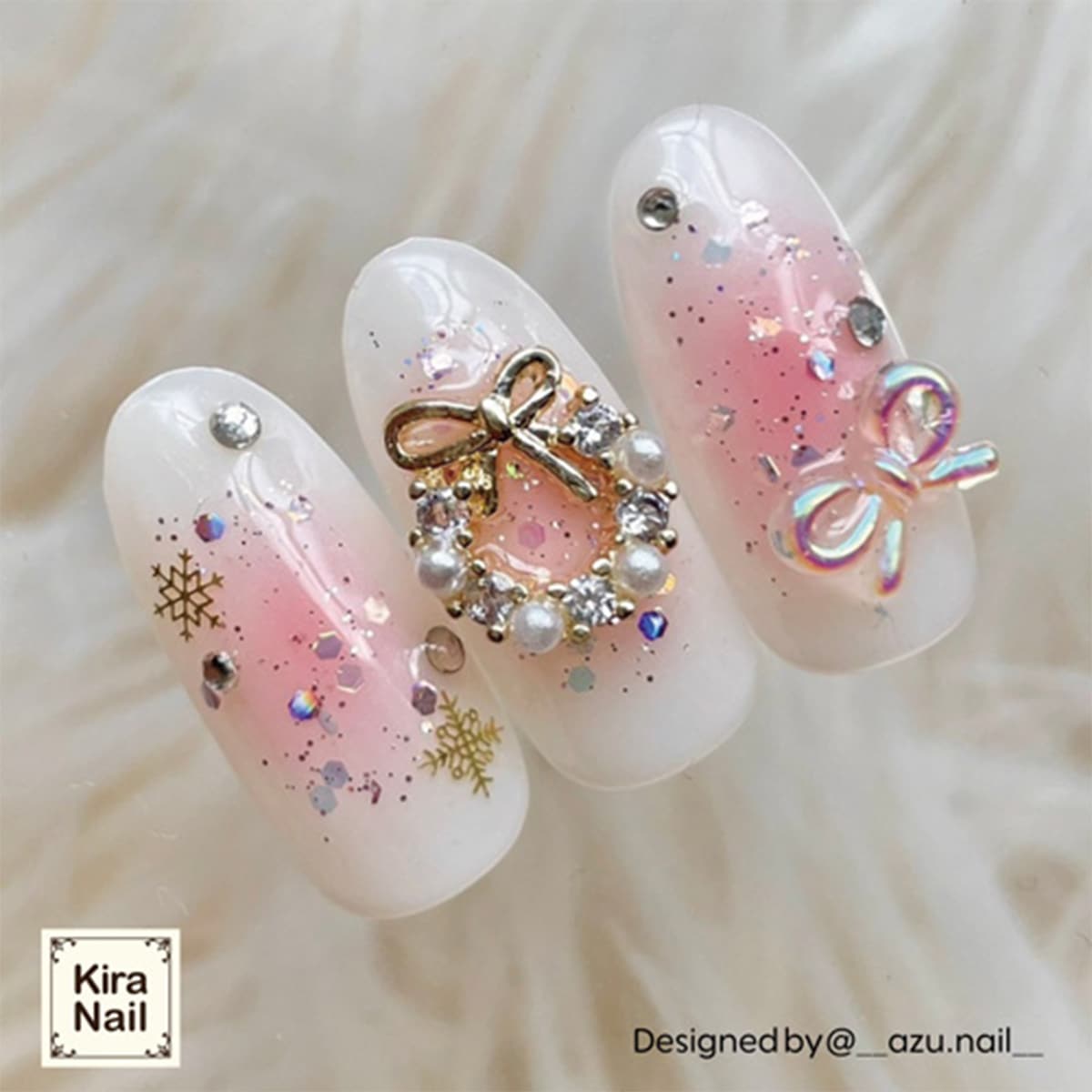 リボン リース（各2P）お好きなカラーをお選びください