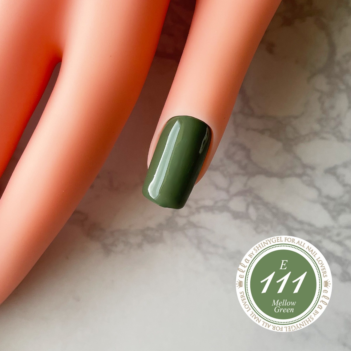 ella BY SHINYGEL：カラージェル　E111　メロウグリーン （エラバイシャイニージェル） [UV／LED対応○] $