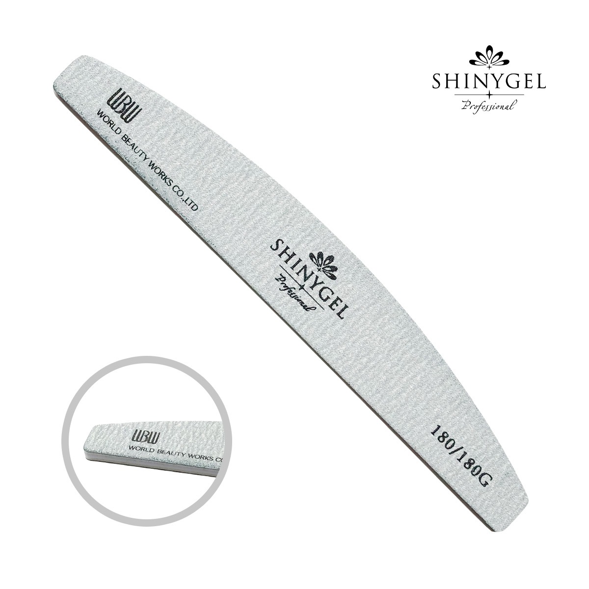 SHINYGEL Professional Zebra file White （arch type） 180