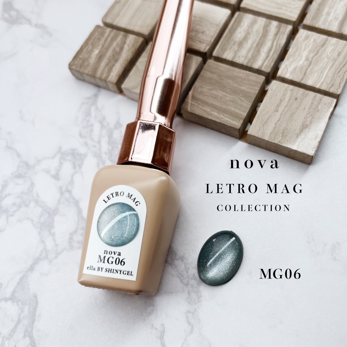 ella BY SHINYGEL nova：レトロマグコレクション　MG06　ポリッシュ型マグネットカラー／日本製マグネットパウダー使用★（エラバイシャイニージェルノヴァ）［UVLED対応○］ $
