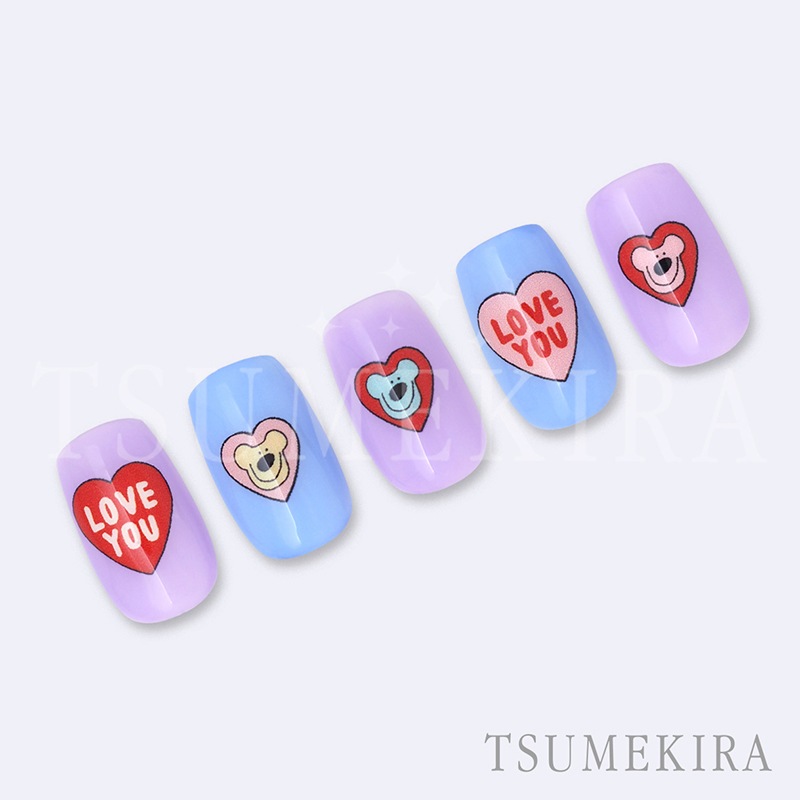 TSUMEKIRA(ツメキラ):ネイルシール momonailプロデュース グッドフレンズ カラフル/NN-MMN-001