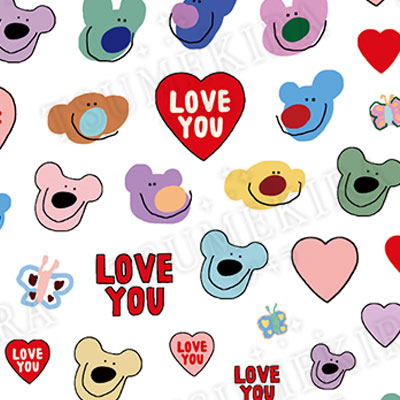 TSUMEKIRA(ツメキラ):ネイルシール momonailプロデュース グッドフレンズ カラフル/NN-MMN-001