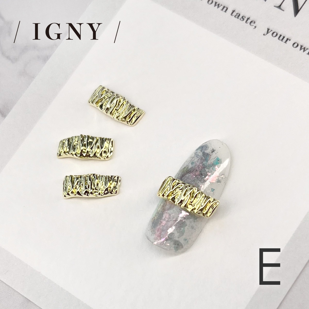 IGNY:メタルパーツ ニュアンスライン(イグニー)