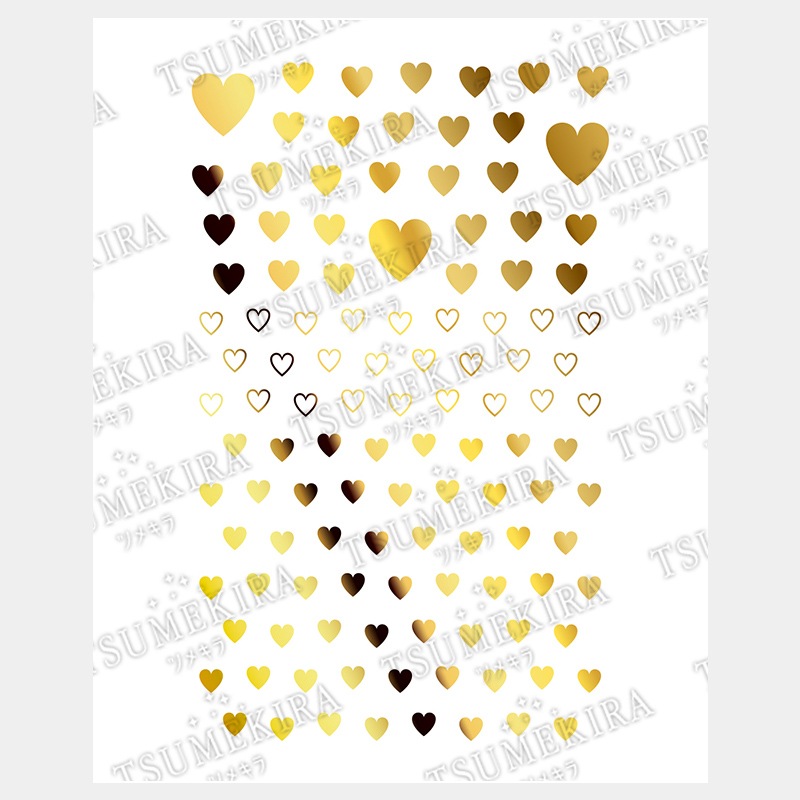 TSUMEKIRA es（ツメキラエス）：カラーハート ゴールド（ジェル専用）／ES-CHT-009