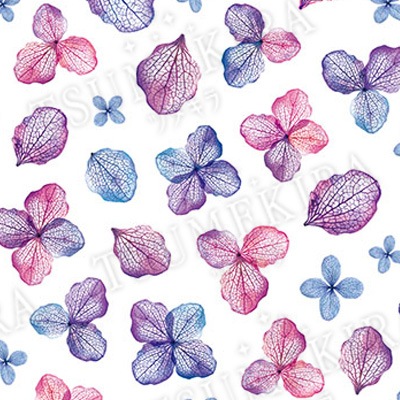 TSUMEKIRA（ツメキラ）：ネイルシール yumiプロデュース あじさい4／NN-YMI-002