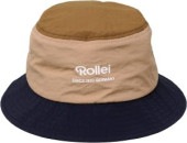 ROLLEI　バケットハット　クロスカラー（ネイビー×ベージュ）