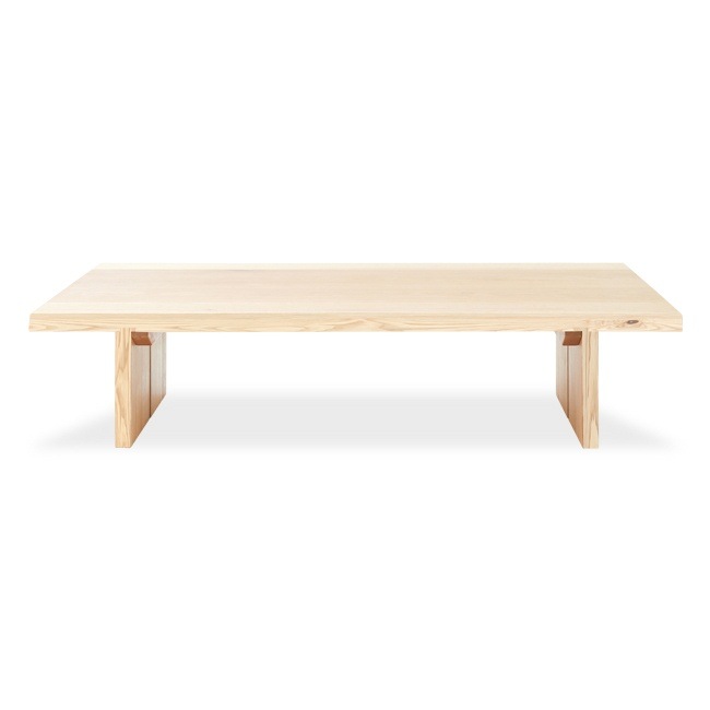 飛騨の匠工房 ローテーブル パネル脚 150