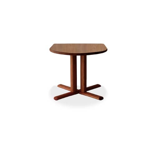 NEO Table,変形半円形 1本脚 | 【公式】飛騨の家具『株式会社シラカワ』