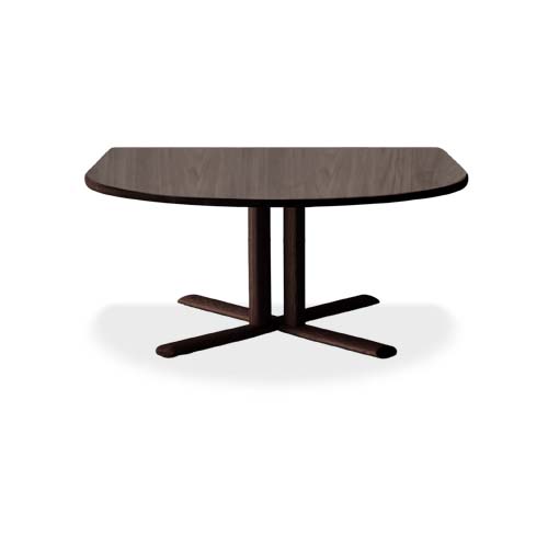 NEO TABLE(ネオテーブル) 変形半円型 1本脚 150