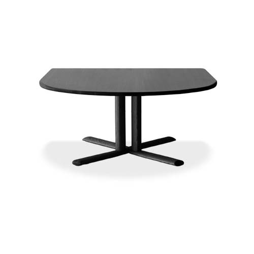 NEO TABLE(ネオテーブル) 変形半円型 1本脚 150