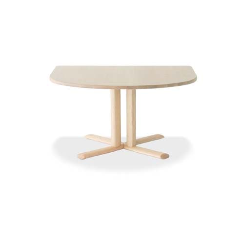 変形ー半楕円テーブル【町田市再生家具】260106 NEO TABLE(ネオテーブル) 変形半円型 1本脚 130 | NEO TABLE 変形半