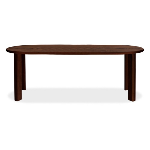 黒色楕円形テーブル セラミックダイニングテーブル 楕円形 幅165cm 一本脚 オーバル モダン