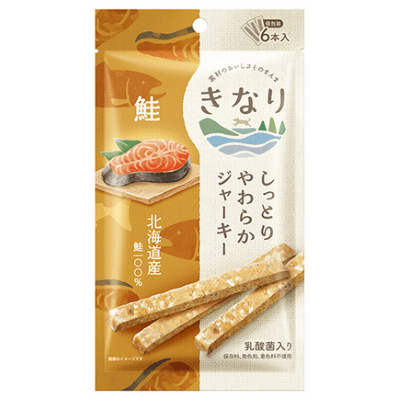 【きなり】しっとりやわらかジャーキー　鮭