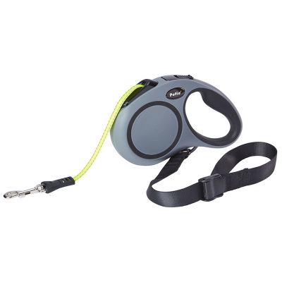 犬用伸縮リード リールリードEX  グレー　S~M