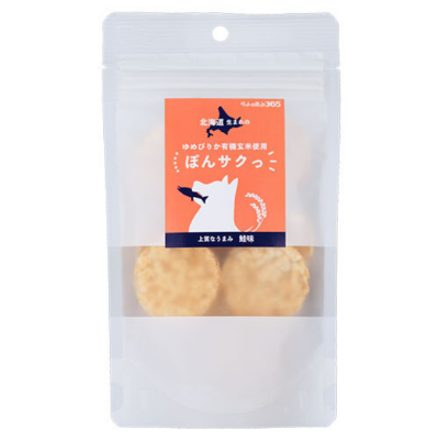 ペットの恵み３６５　有機玄米使用ぽんサクっ　鮭味　１２ｇ