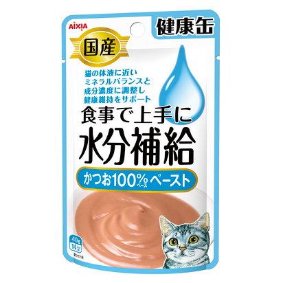 国産健康缶パウチ 水分補給かつおペースト 40g