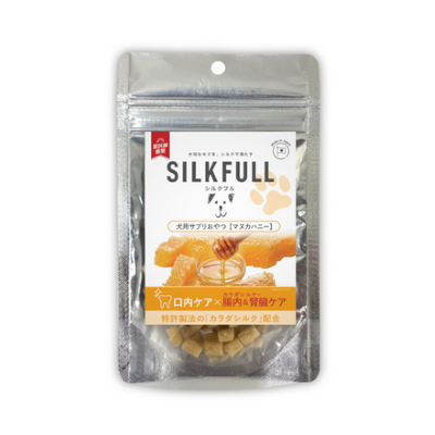 【SILKFULL(シルクフル)】犬用サプリおやつ 口内ケア[マヌカハニー]