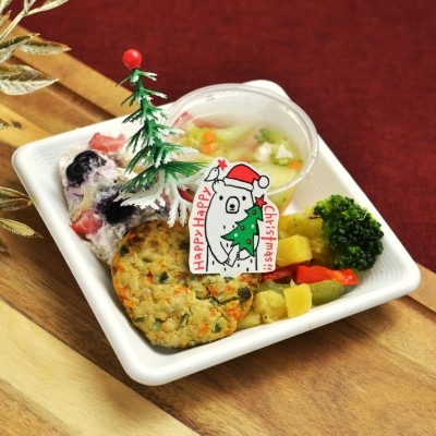 【10月下旬頃発売予定】犬用 クリスマスプレート≪自家製≫